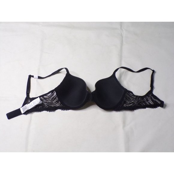 CALVIN KLEIN Siren Lace Full Coverage Underwire Bra #QF4912 Black 34B NEW - Picture 13 of 13